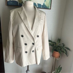 J. Crew Double Breasted Alfie Blazer in Lightweight Chino